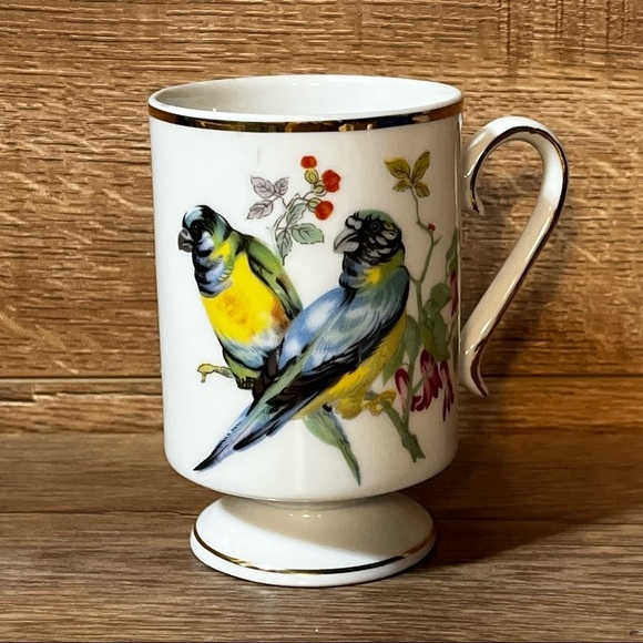 Vintage Royal Crown Porcelain Song Birds Coffee Cup Replacement Made in Japan - Picture 2 of 6